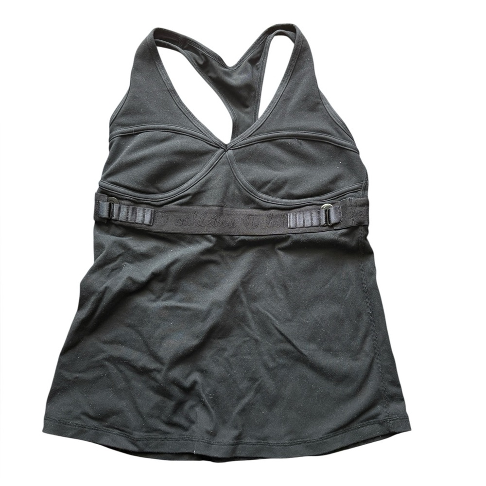 Lululemon Black Racer Back Tank Top Womens 8